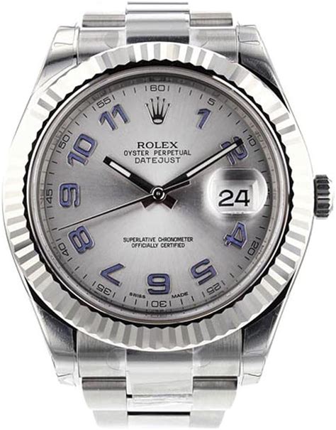 rolex datejust ii rhodium arabic|rolex datejust rhodium dial review.